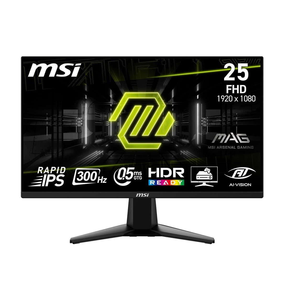 MSI MAG 255PXF 25" Full HD 300Hz 0.5ms Rapid IPS Gaming Monitor