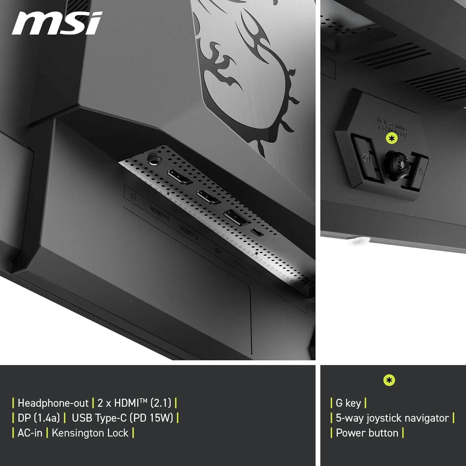 MSI MAG 272QP QD-OLED X50 27" WQHD 500Hz 0.03ms Gaming Monitor