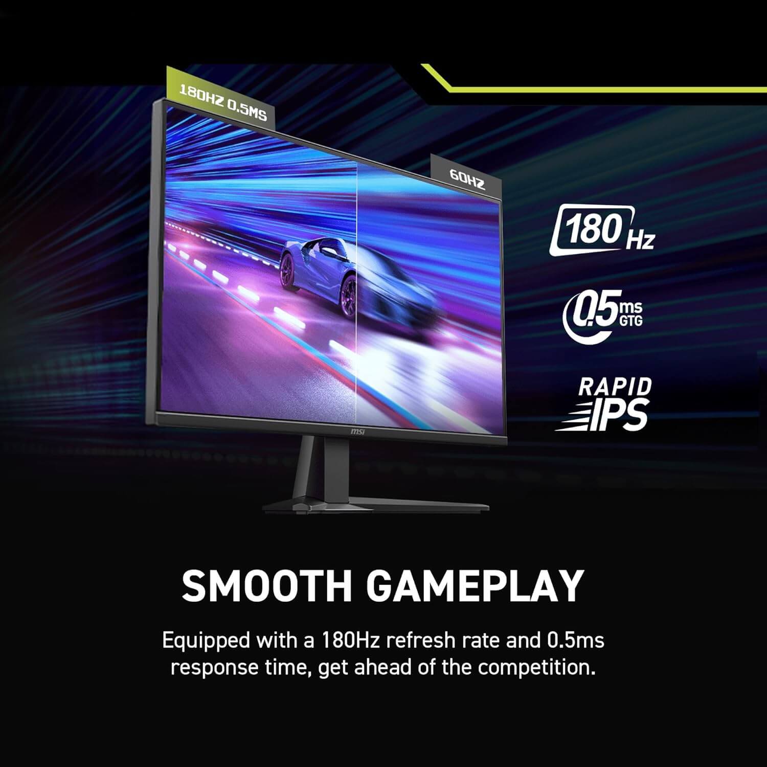 MSI MAG 275QF 27" 2K 180Hz 0.5ms IPS Gaming Monitor