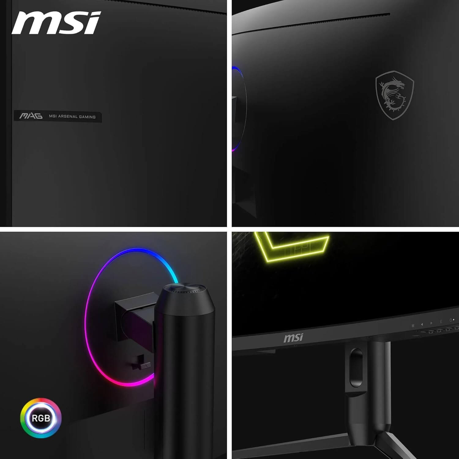 MSI MAG 342CQR E2 34"2K UWQHD 180Hz 1ms 1500R Curved Gaming Monitor