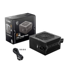 MSI MAG A750BN PCIE5 750W 80+ Bronze Certified Power Supply