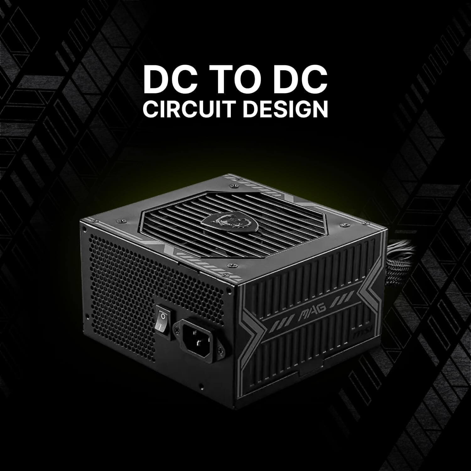 MSI MAG A750BN PCIE5 750W 80+ Bronze Certified Power Supply
