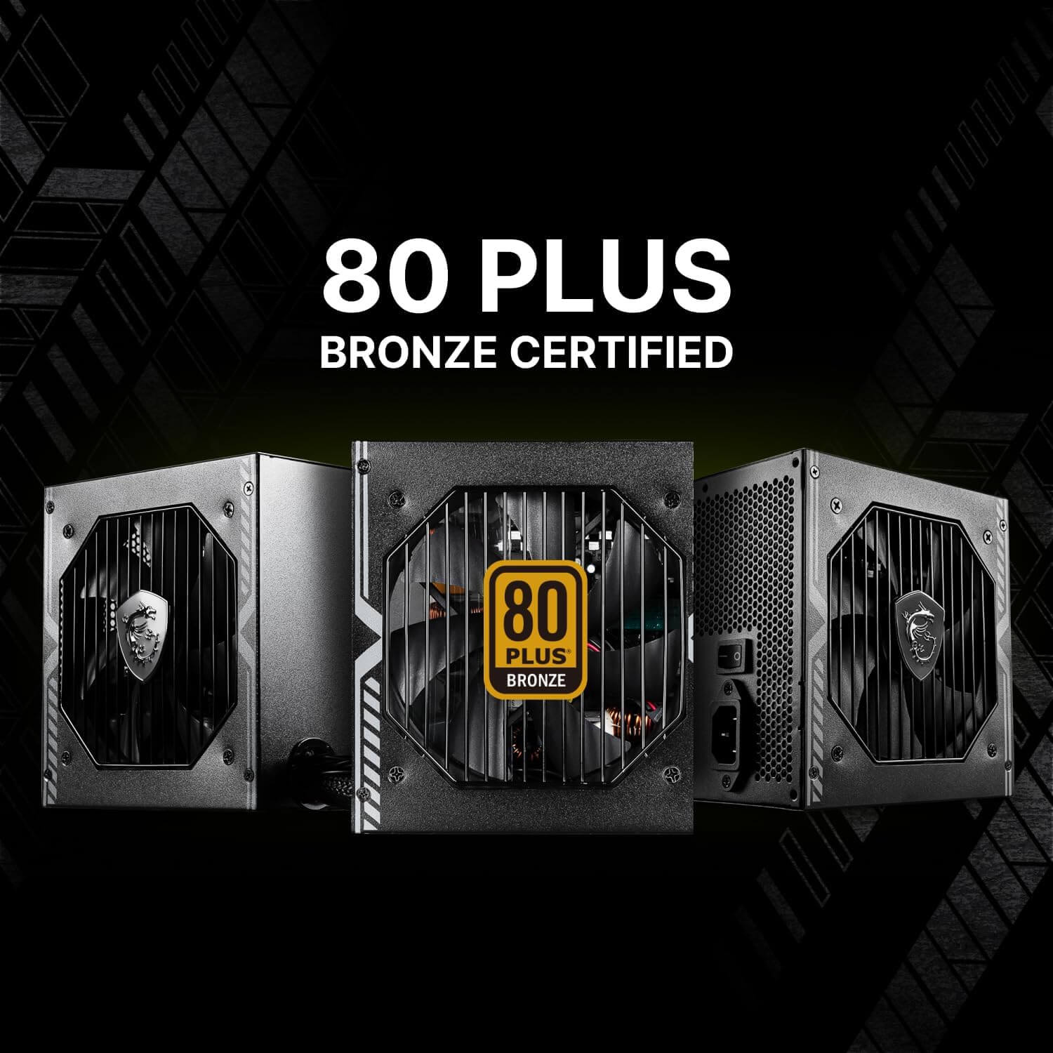 MSI MAG A750BN PCIE5 750W 80+ Bronze Certified Power Supply