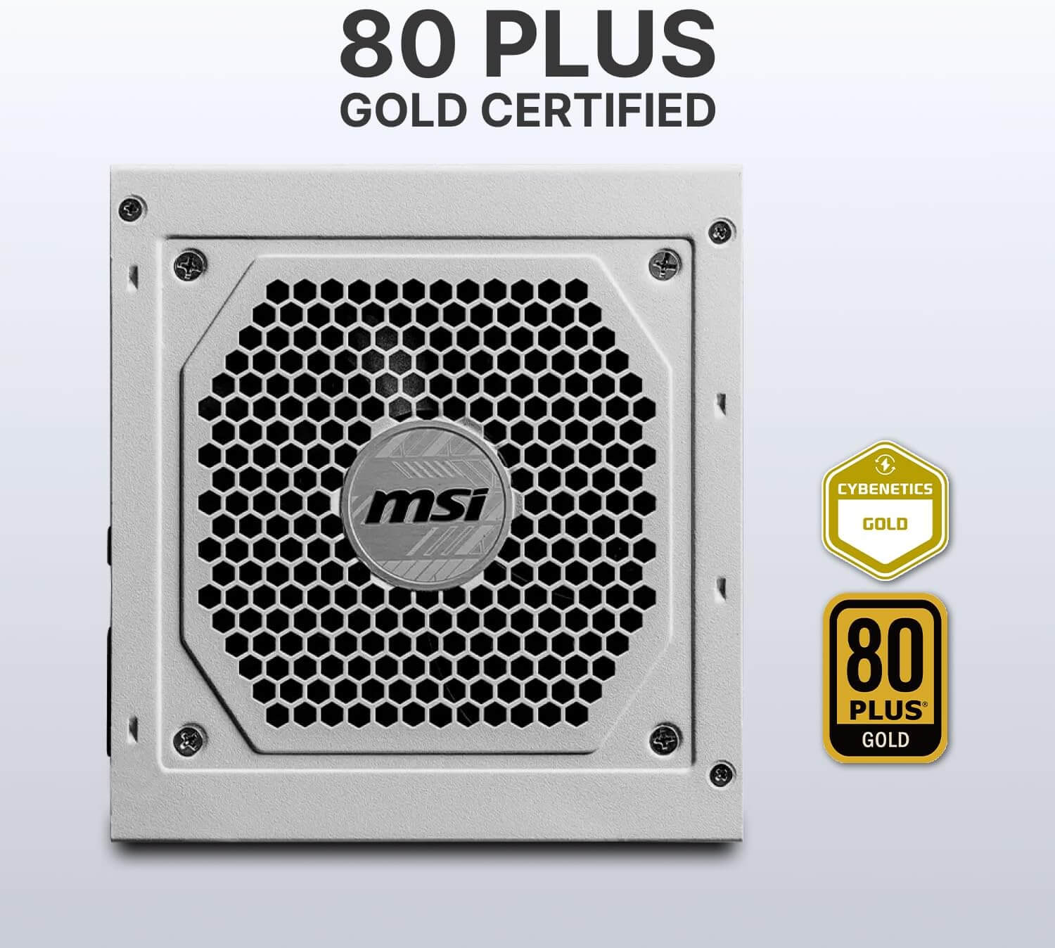 MSI MAG A850GL PCIE 5 850W 80+ Gold Fully Modular Power Supply