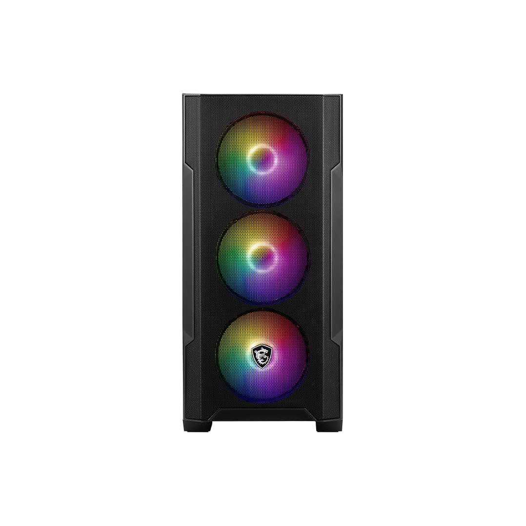 MSI MAG Forge M100A RGB Tempered Glass Micro-ATX Computer Case