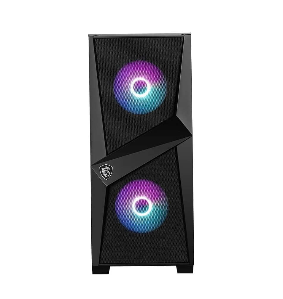 MSI MAG Forge 100R ARGB ATX Mid-Tower Gaming Computer Case