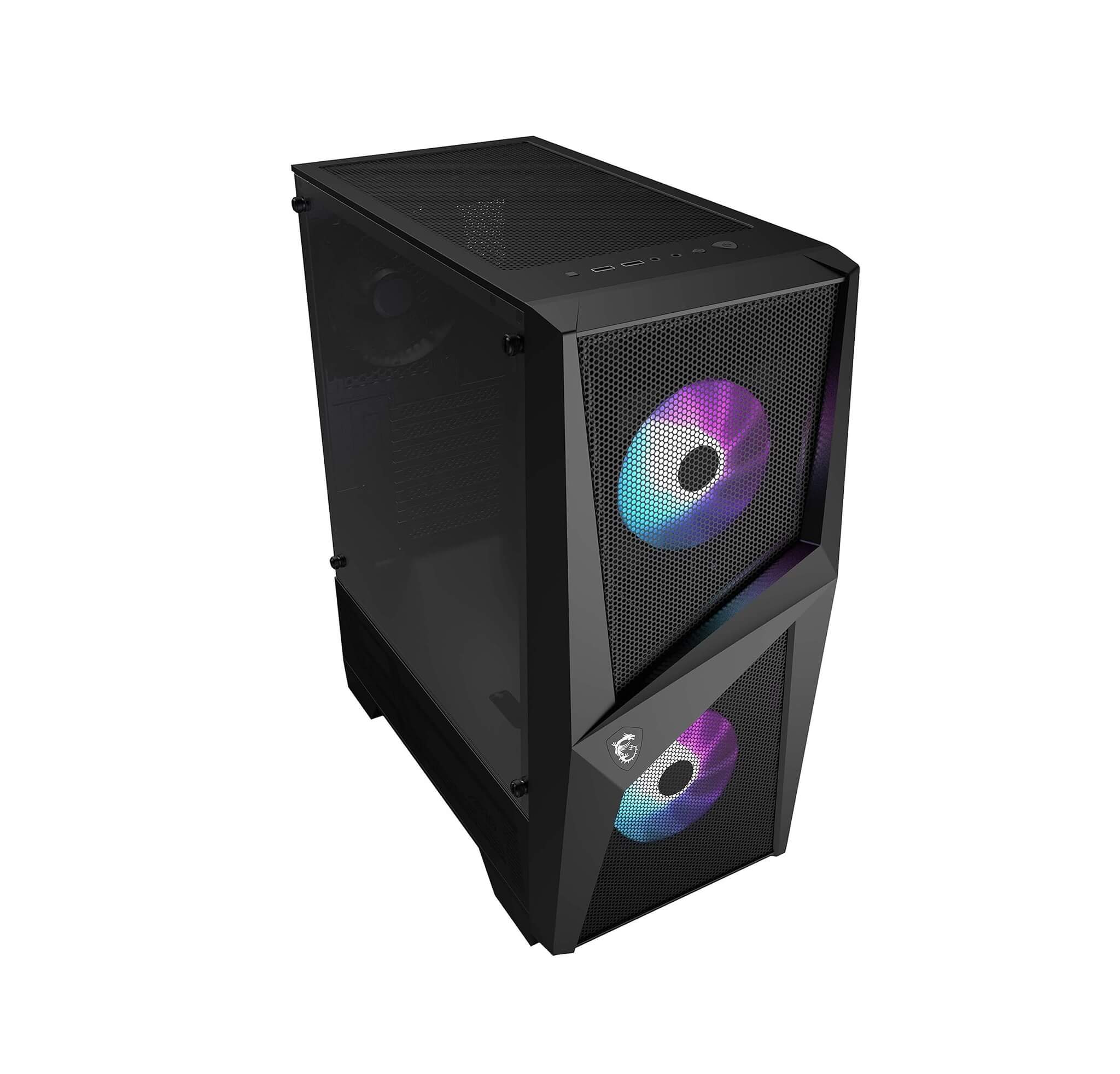 MSI MAG Forge 100R ARGB ATX Mid-Tower Gaming Computer Case