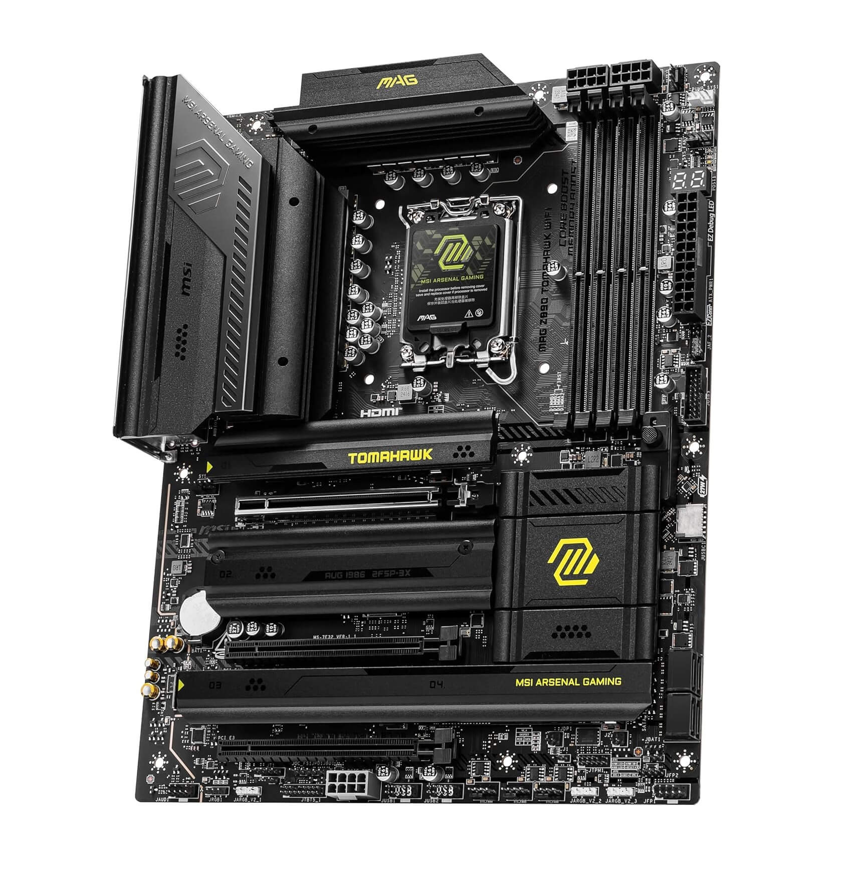 MSI MAG Z890 Tomahawk WiFi DDR5 Supports Intel Core Ultra Series 2 LGA 1851 ATX Gaming Motherboard