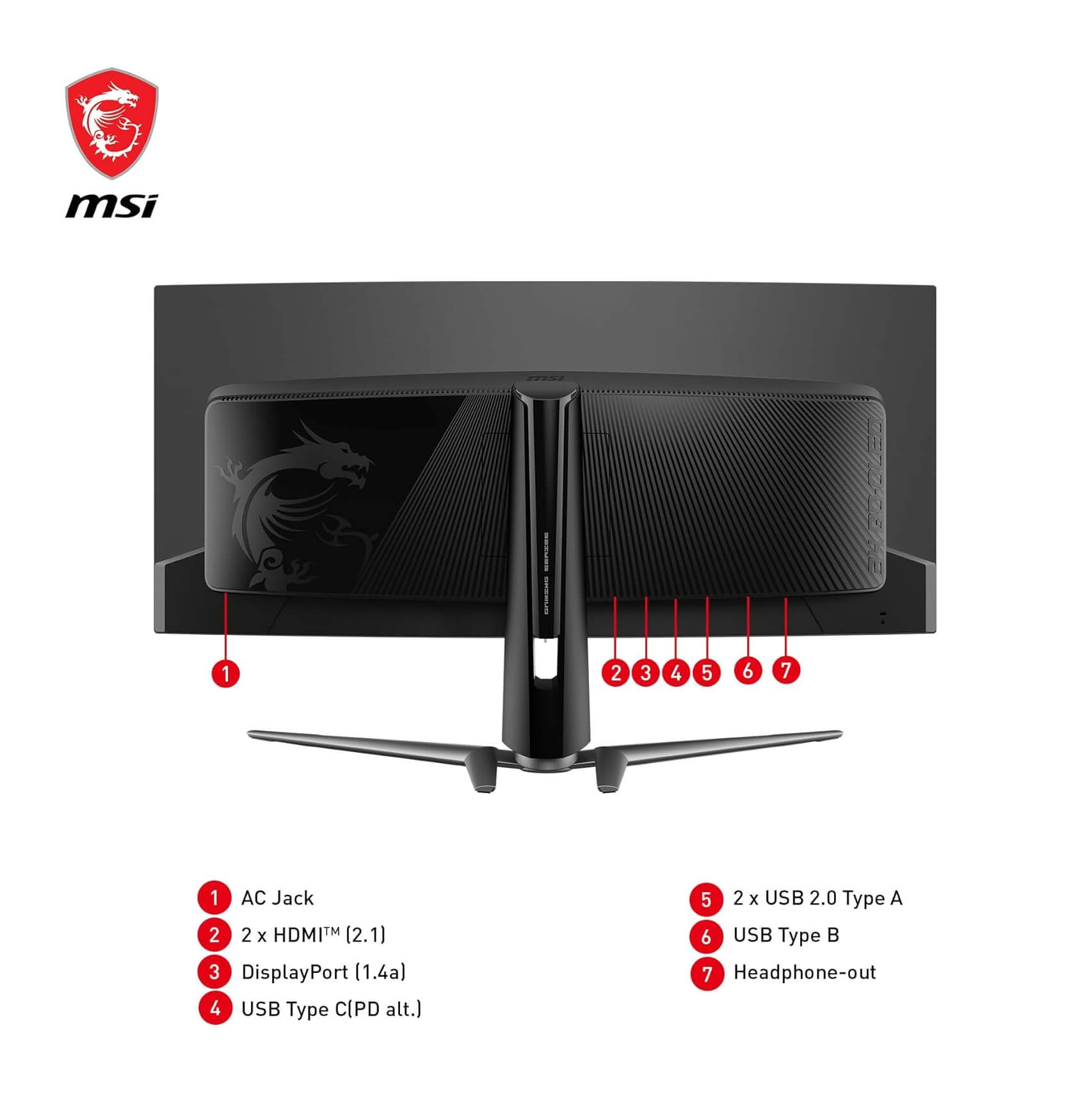 MSI MPG 341CQPX QD-OLED 34" UWQHD 240Hz 0.03ms Curved OLED Gaming Monitor