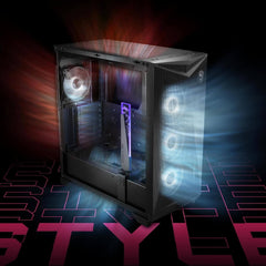 MSI MPG GUNGNIR 300R Airflow ARGB Premium ATX Mid-Tower Gaming Computer Case