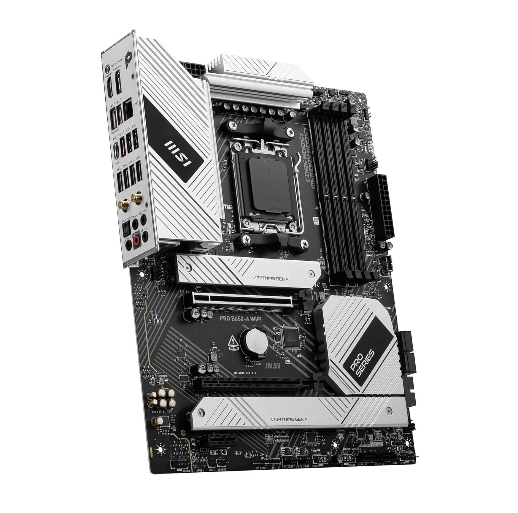 MSI PRO B650-A WiFi DDR5 AM5 AMD ATX Gaming Motherboard