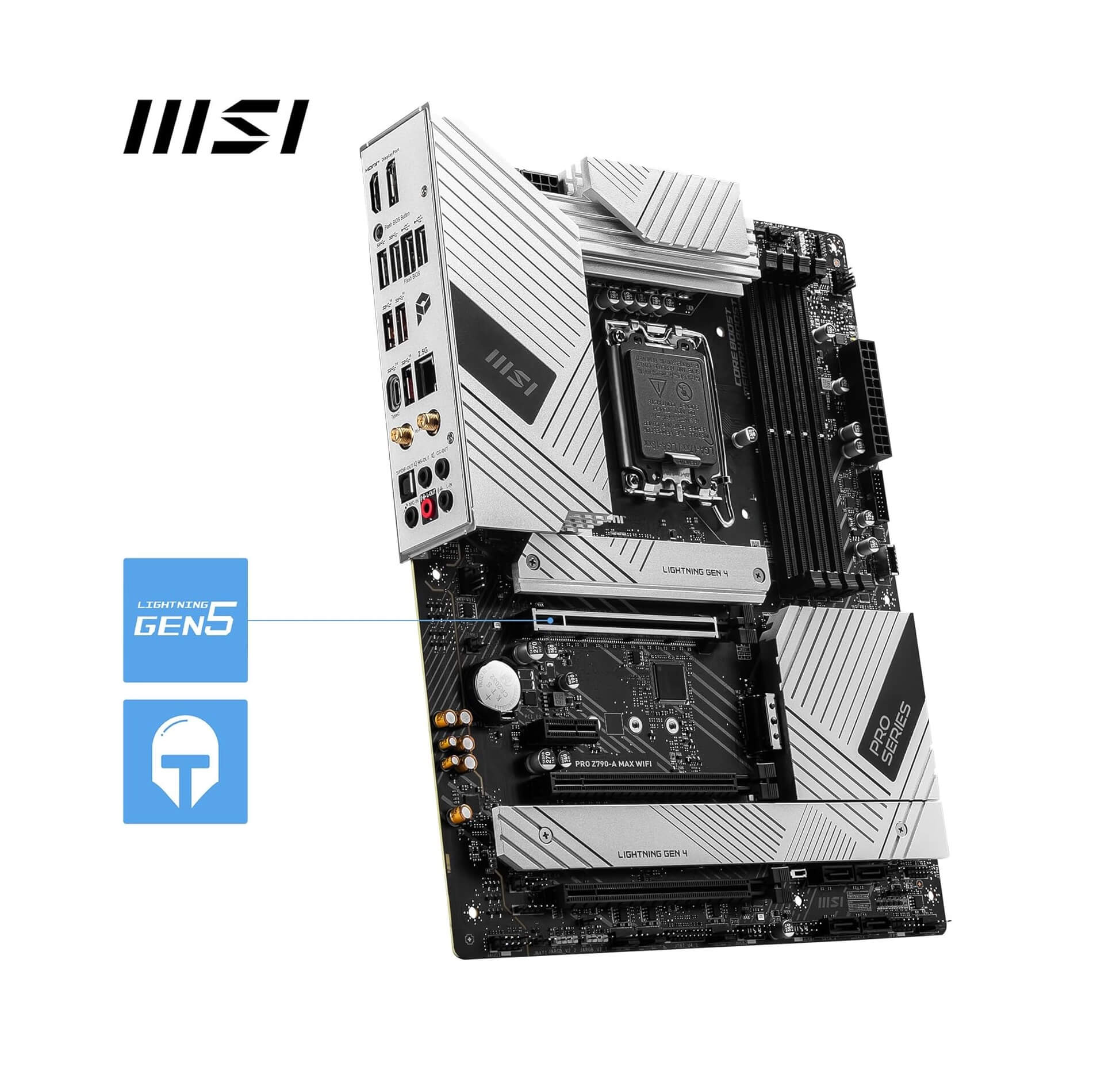 MSI PRO Z790-A MAX WiFi DDR5 Intel Z790 14th Gen LGA 1700 ATX Motherboard