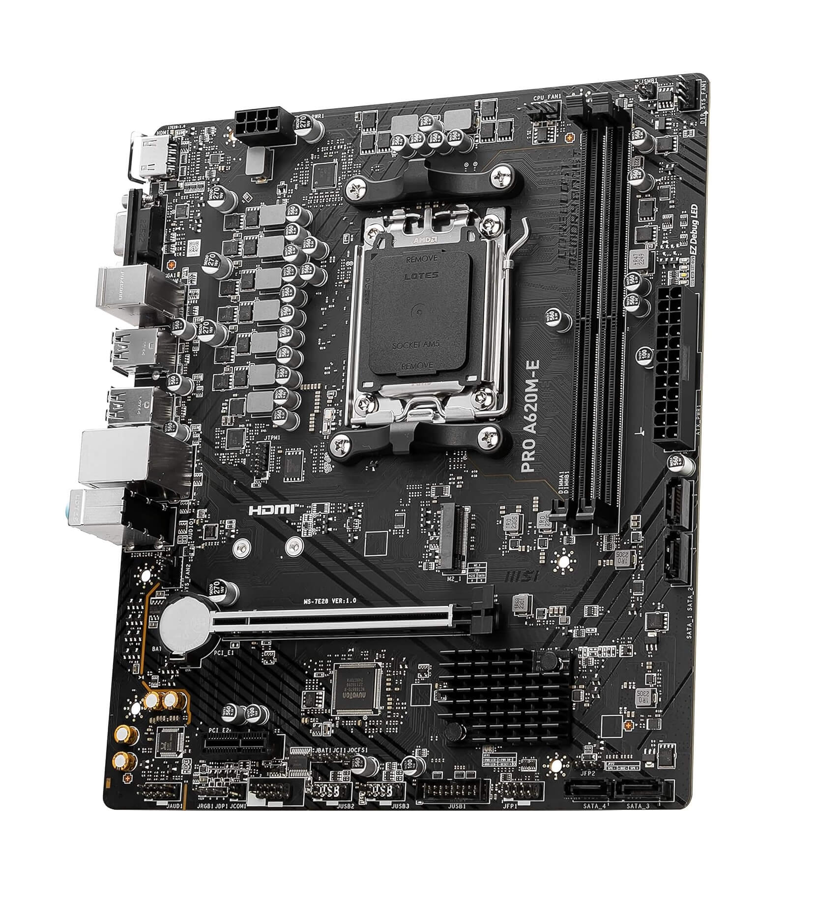 MSI Pro A620M-E DDR5 AM5 AMD microATX Motherboard