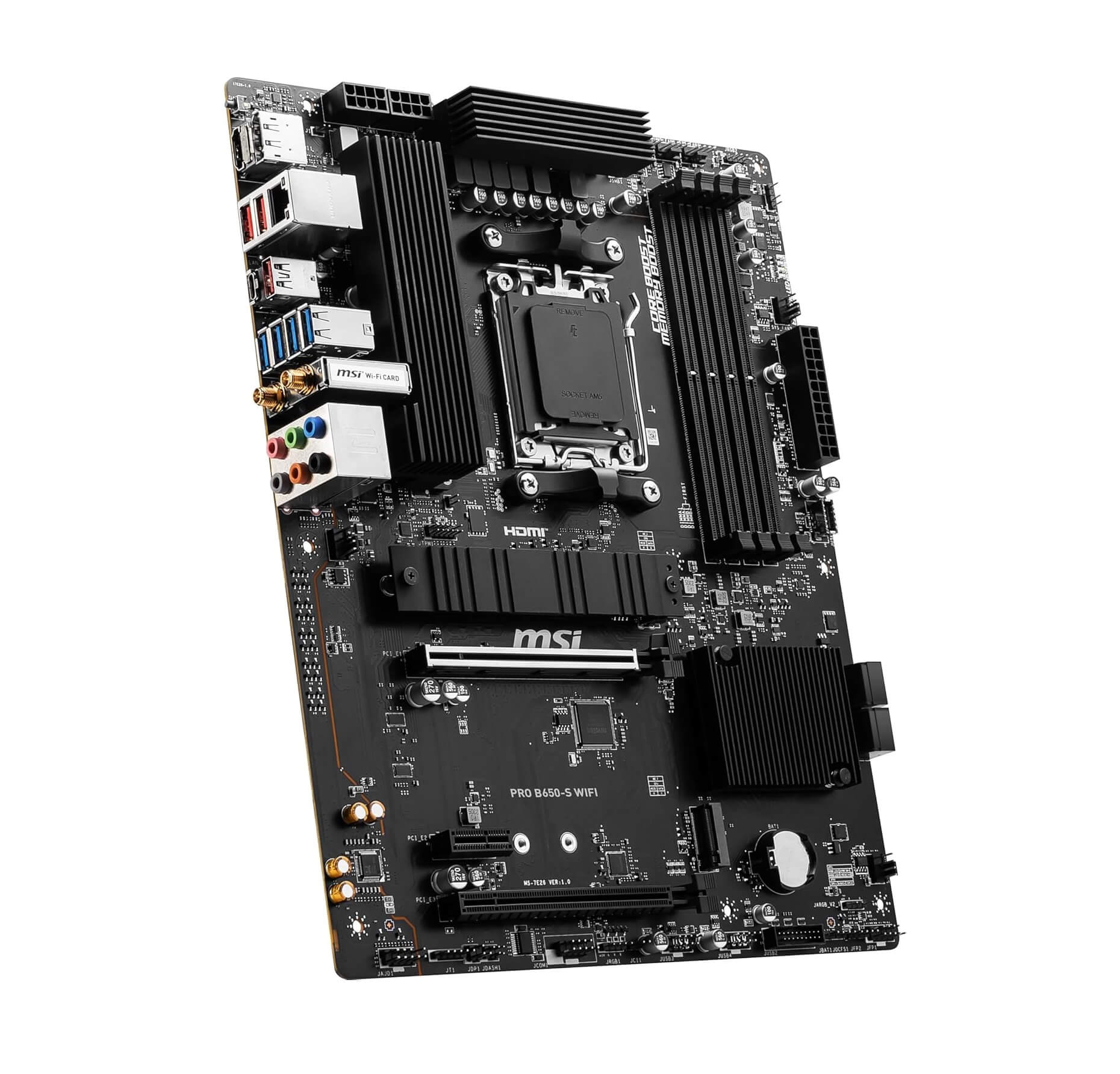 MSI PRO B650-S WiFi DDR5 AM5 AMD ATX Gaming Motherboard