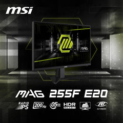 MSI MAG 255F E20 25" Full HD 200Hz 0.5ms Gaming Monitor