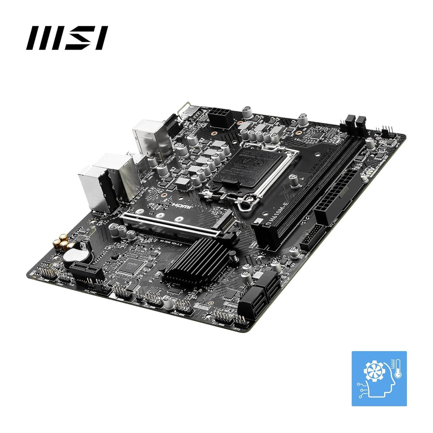 MSI Pro H610M-E DDR5 Intel 14/13th Gen LGA 1700 microATX Motherboard
