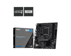 MSI Pro H610M-S DDR5 Intel H610 14th Gen LGA 1700 microATX Motherboard