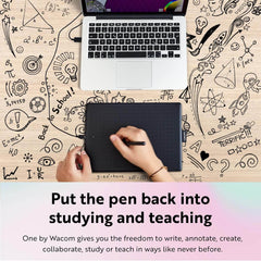 One by Wacom Medium Graphics Drawing Tablet 10.9" x 7.4" Inches