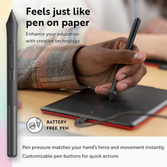 One by Wacom Medium Graphics Drawing Tablet 10.9" x 7.4" Inches