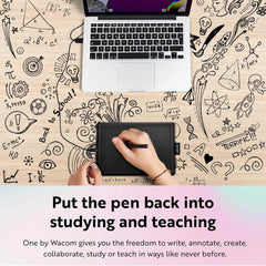 One by Wacom Small Graphics Drawing Tablet 8.3 x 5.7 Inches