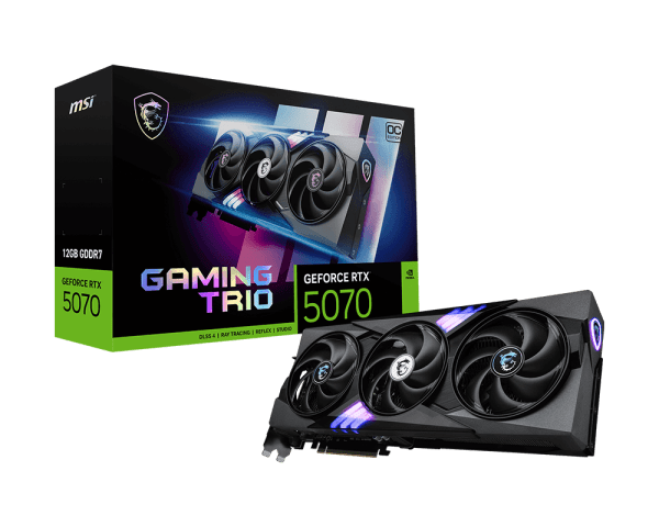 MSI GeForce RTX 5070 Gaming Trio OC 12GB Graphics Card