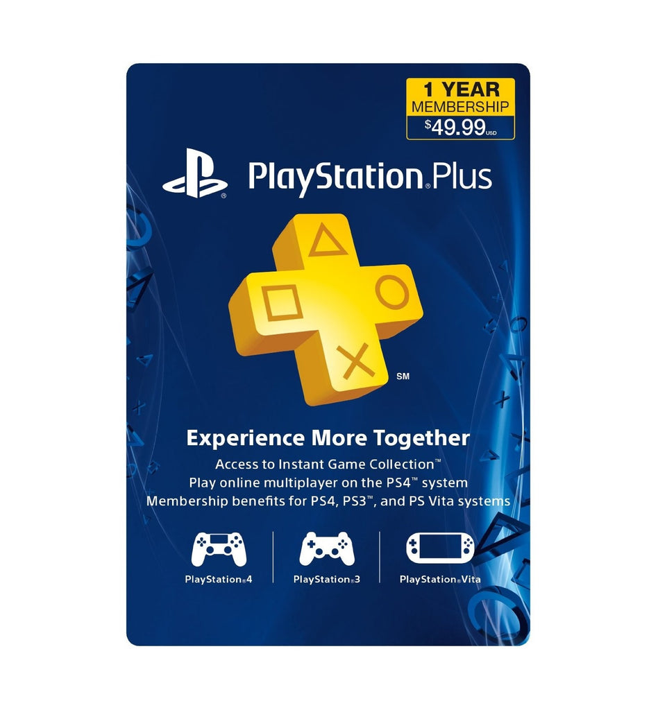 Ps Plus Membership Playstation Network 12 Month Membership New