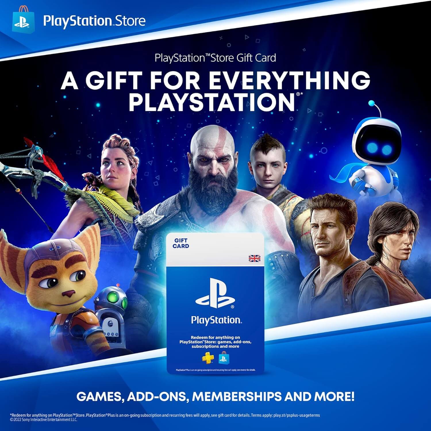 £50 PlayStation Store PSN Gift Card - PS3/ PS4/ PS Vita [UK Region Instant Digital Code]
