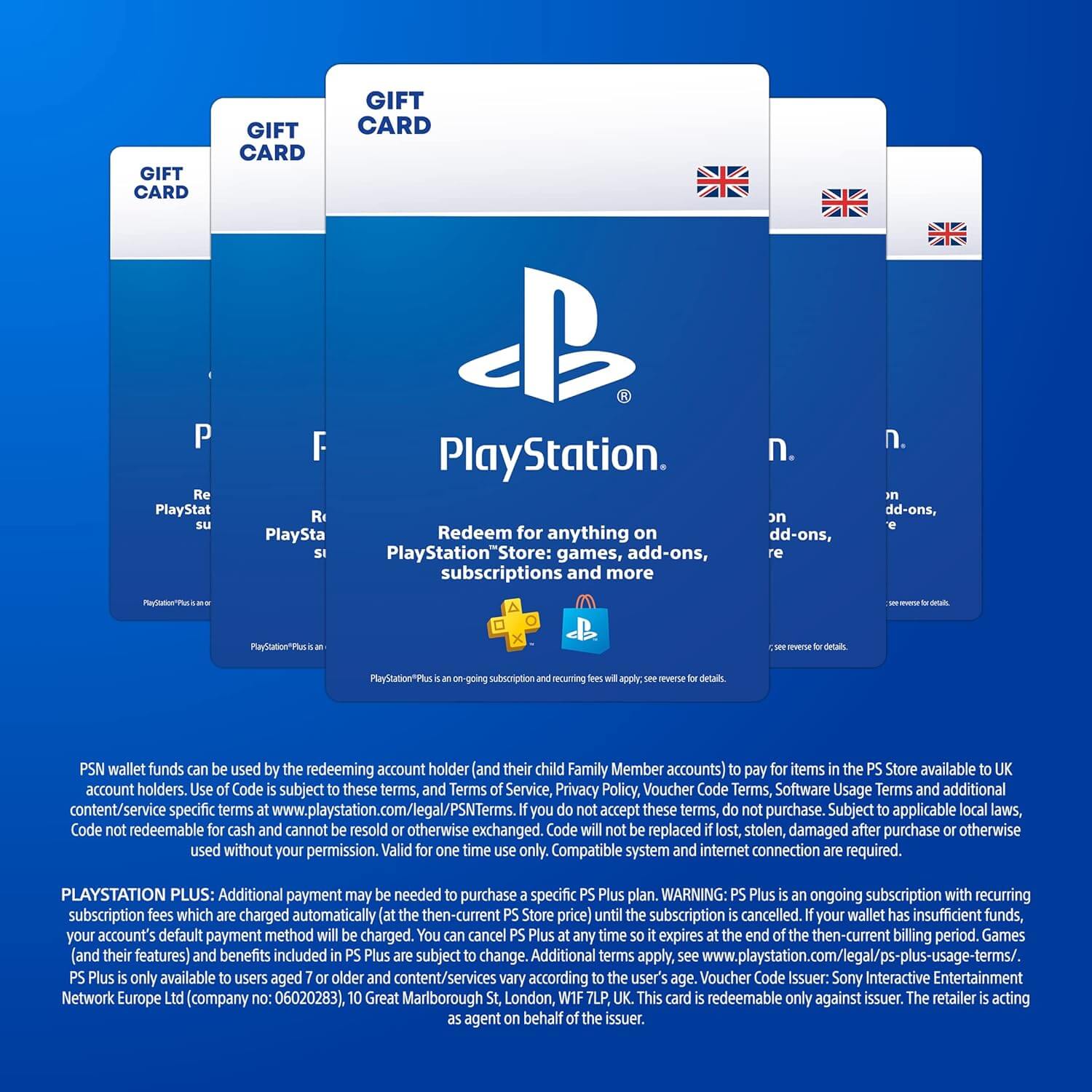 £50 PlayStation Store PSN Gift Card - PS3/ PS4/ PS Vita [UK Region Instant Digital Code]