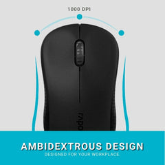 Rapoo M20 Plus 2.4GHz Wireless Optical Mouse