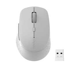 Rapoo M300 2.4GHz Multi-Mode Silent Bluetooth Wireless Mouse with USB Receiver