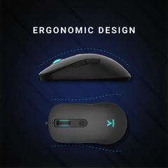 Rapoo V16 RGB Ergonomic Optical Wired Gaming Mouse
