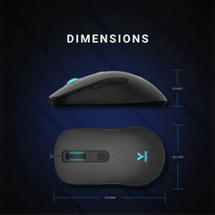 Rapoo V16 RGB Ergonomic Optical Wired Gaming Mouse