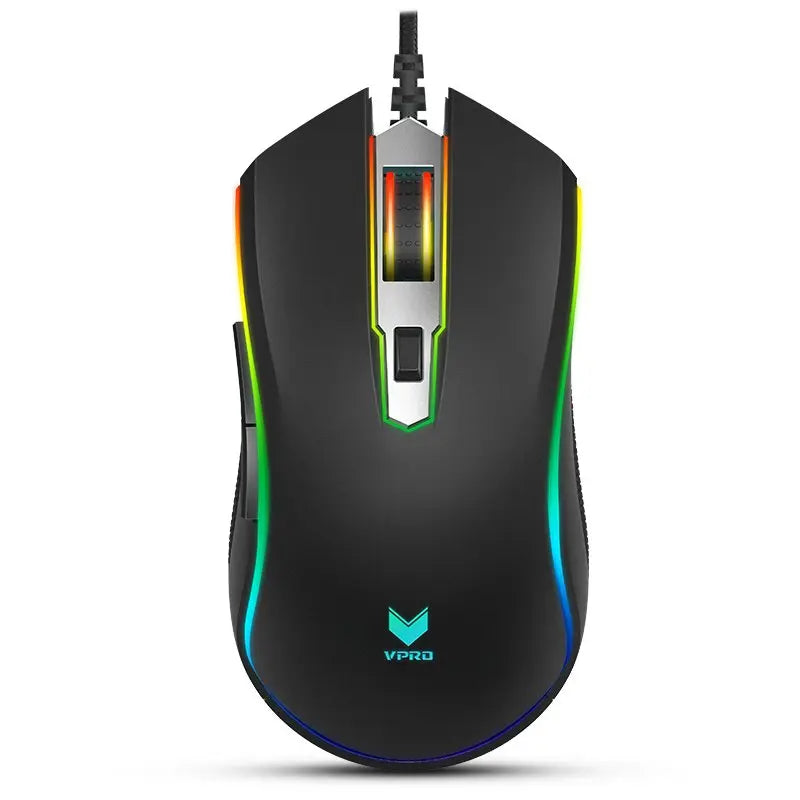 Rapoo V25S RGB Optical Wired Gaming Mouse