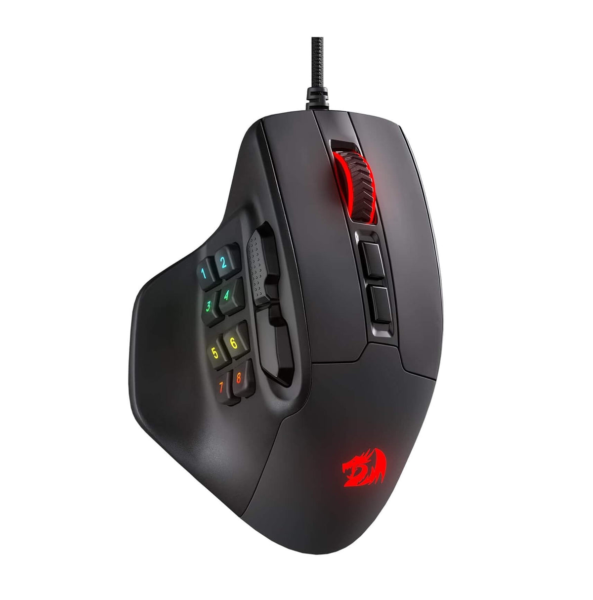 Redragon Aatrox M811 MMO RGB Wired Gaming Mouse with 10 Side Macro Keys