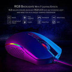 Redragon INVADER M719 RGB Optical Wired Gaming Mouse