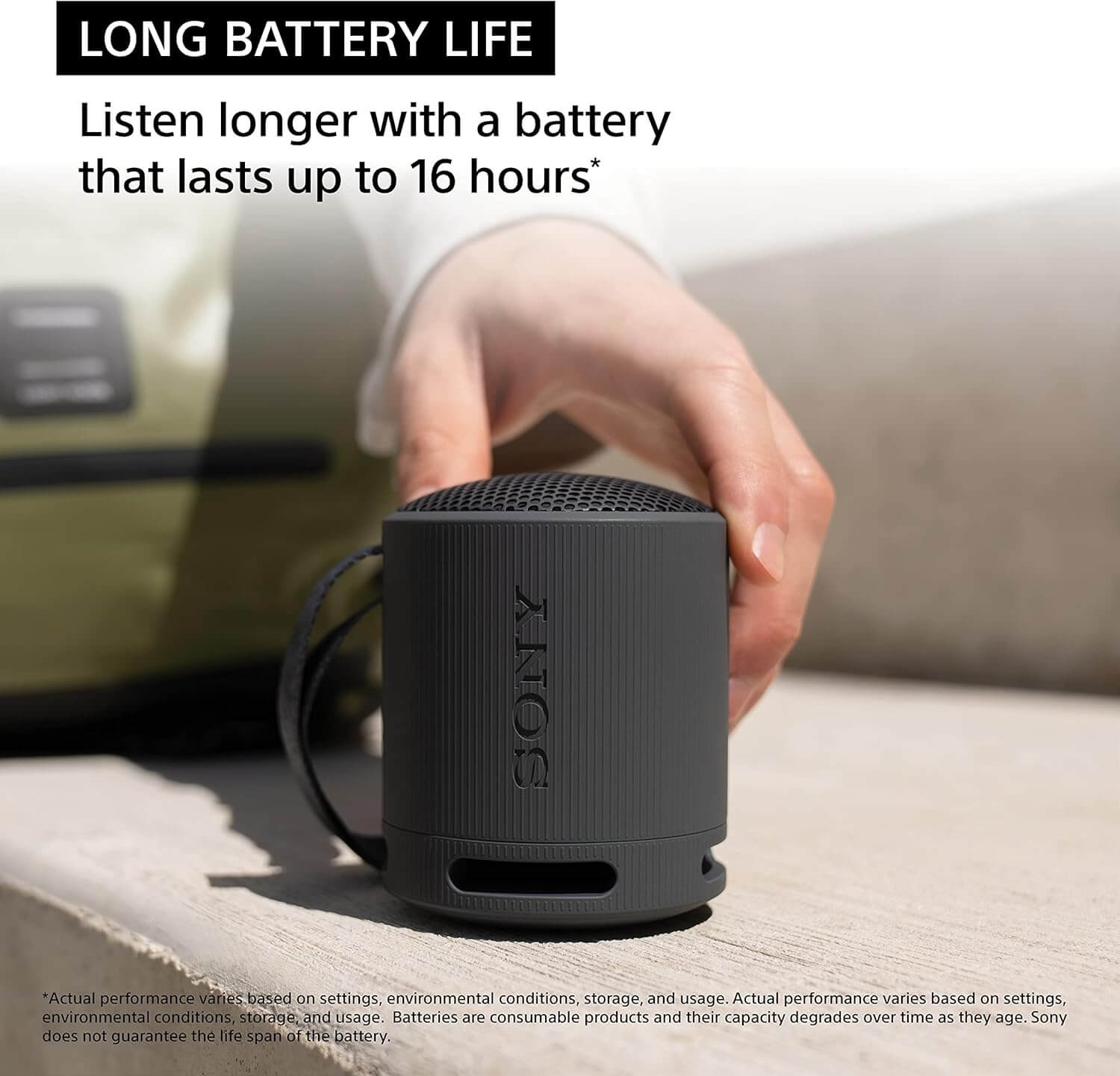 Sony SRS-XB100 Wireless Bluetooth Portable Speaker