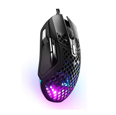 SteelSeries Aerox 5 Holey RGB Ultra-Lightweight Wired Gaming Mouse with TrueMove Air Optical Sensor
