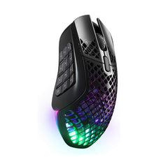 SteelSeries Aerox 9 Wireless Holey RGB Ultra-lightweight Gaming Mouse with TrueMove Air Optical Sensor