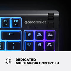 SteelSeries Apex 3 TKL RGB Wired Gaming Keyboard