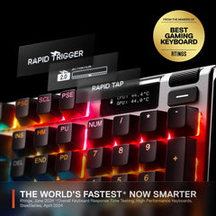 SteelSeries Apex Pro Gen 3 OmniPoint 3.0 HyperMagnetic Switches Mechanical Keyboard