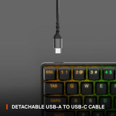 SteelSeries Apex Pro Mini RGB 60% Compact HyperMagnetic Wired Mechanical Keyboard