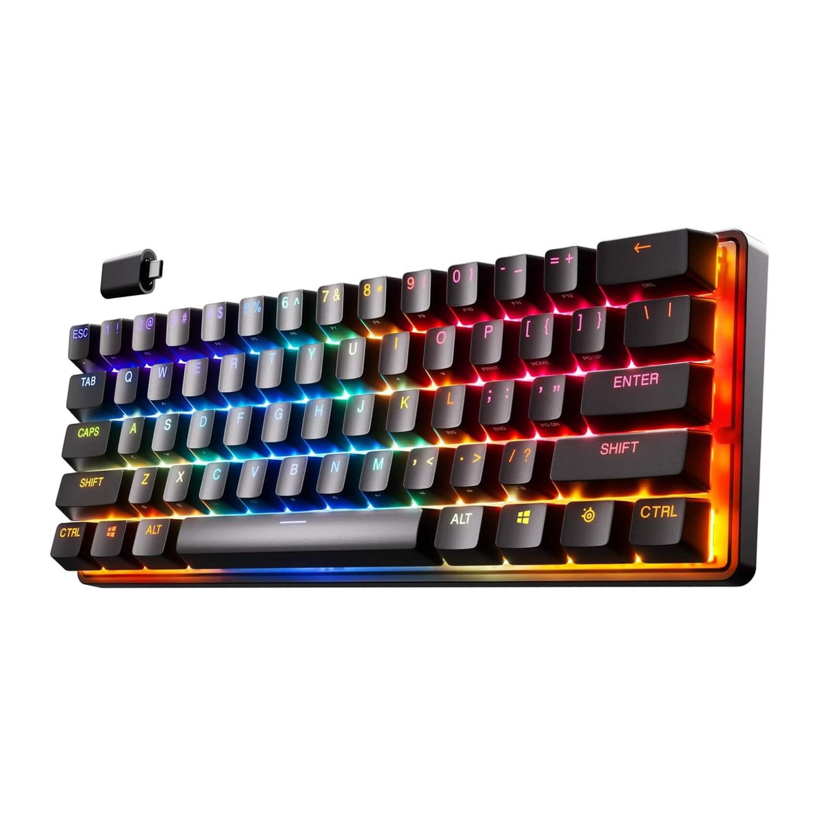 SteelSeries Apex Pro Mini RGB 60% Compact HyperMagnetic Wireless Mechanical Keyboard