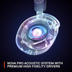 SteelSeries Arctis Nova Pro Multi-System Gaming Headset with Premium Hi-Fi Drivers, Hi-Res Audio - 360° Spatial Audio - GameDAC Gen 2