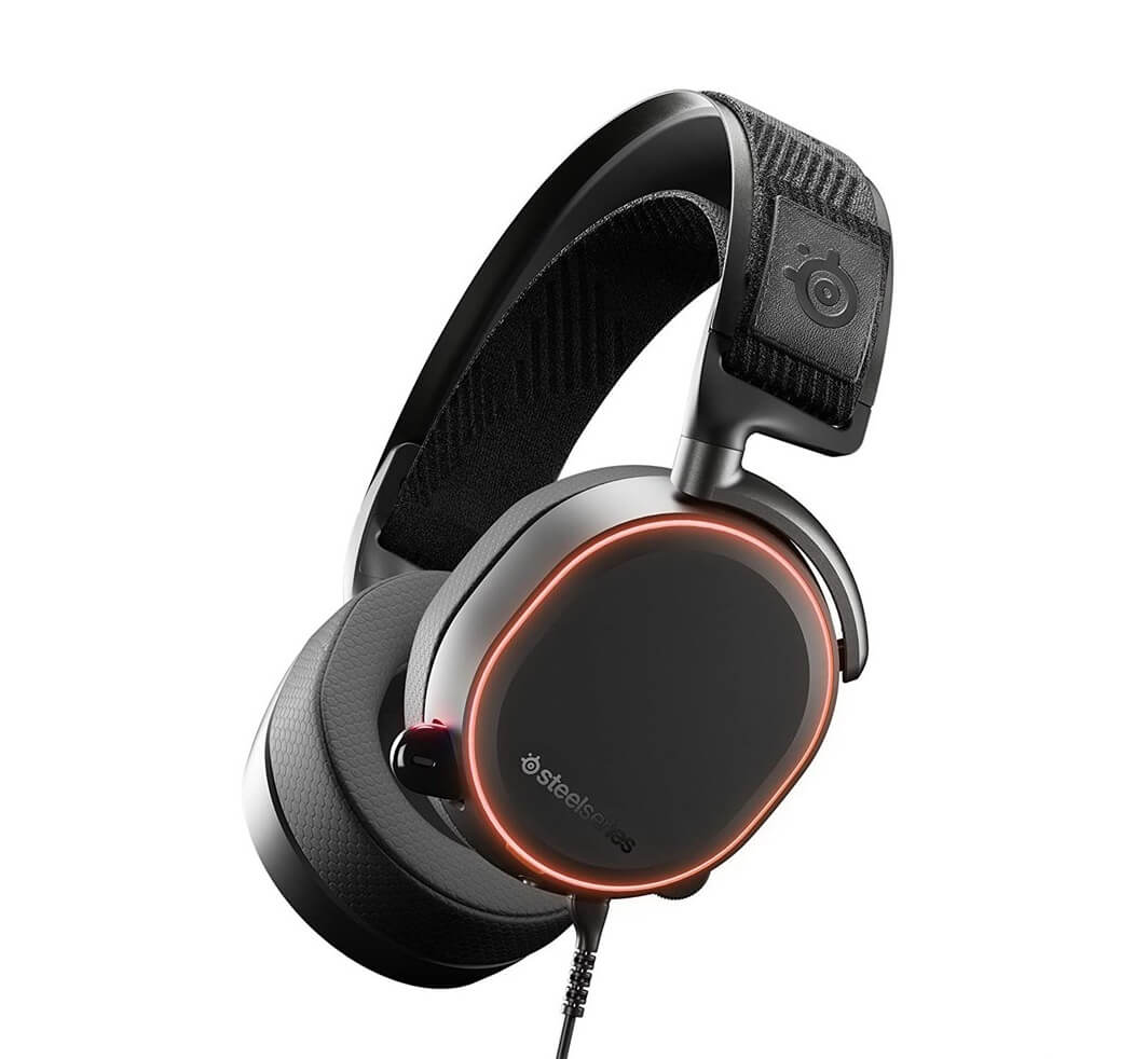 SteelSeries Arctis Pro High Fidelity Gaming Headset - Hi-Res Speaker Drivers - DTS Headphone: X v2.0 Surround for PC, Black