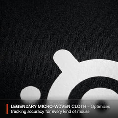 SteelSeries QcK Medium Low Profile Mousepad with Easy Travel Micro-Woven Surface