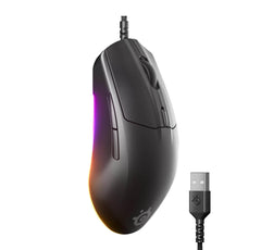 SteelSeries Rival 3 Gen 2 RGB Gaming Mouse with TrueMove Core Optical Sensor
