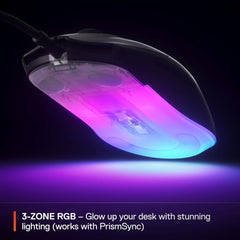 SteelSeries Rival 3 Gen 2 RGB Gaming Mouse with TrueMove Core Optical Sensor