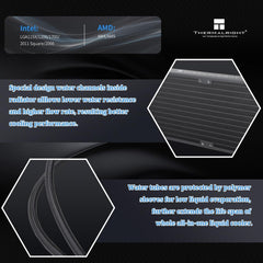 Thermalright Aqua Elite 360 V3 ARGB AIO 360mm CPU Liquid Cooler - Black