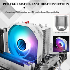 Thermalright Assassin King 120 Mini ARGB V3 CPU Air Cooler - White