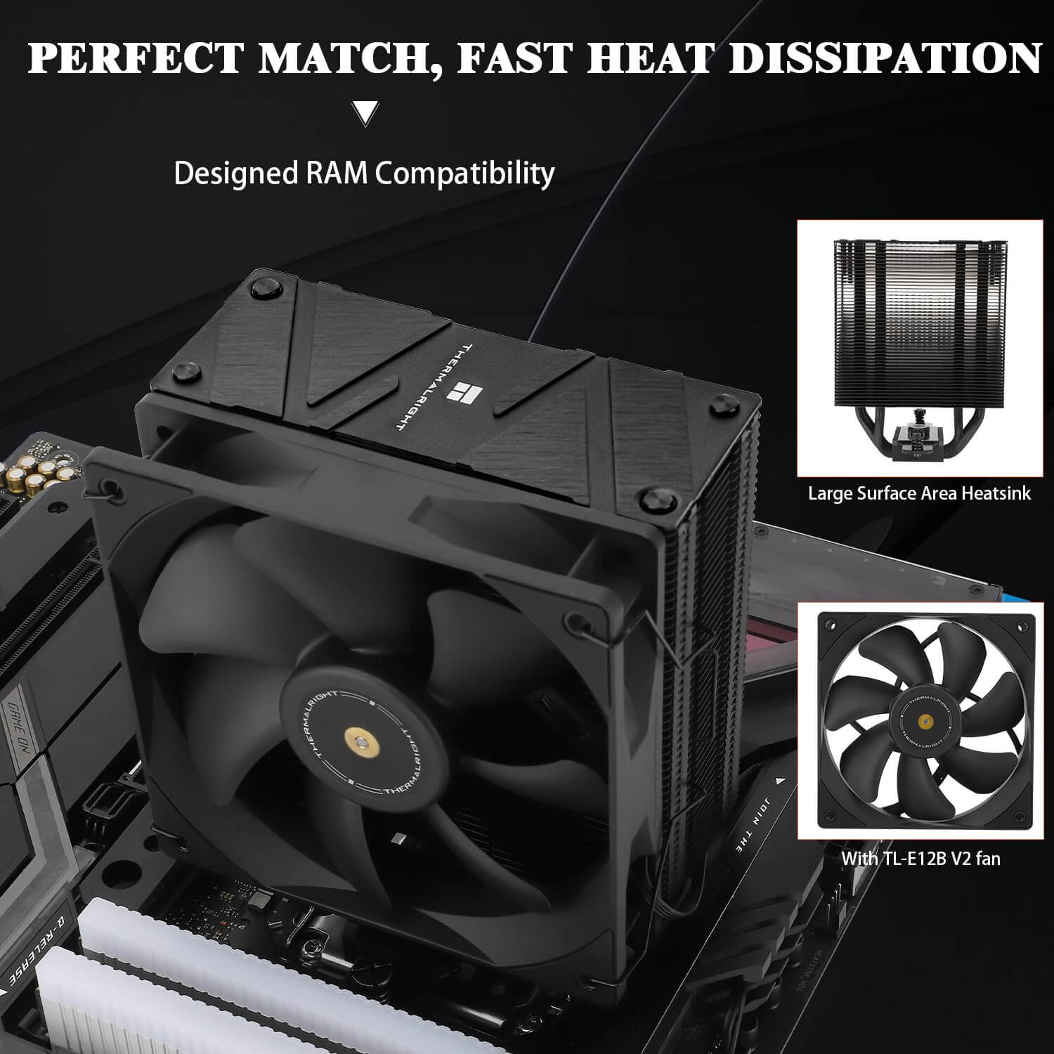Thermalright Assassin Spirit 120 EVO Dark CPU Air Cooler